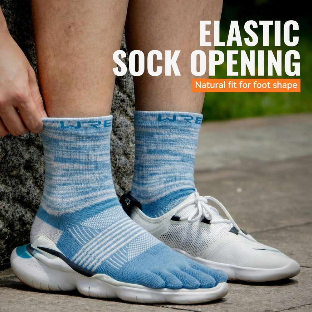 WRELS 1/2/3 คู่ถุงเท้าห้านิ้วส - Wool Hiking Sock บทวิจารณ์และราคา
