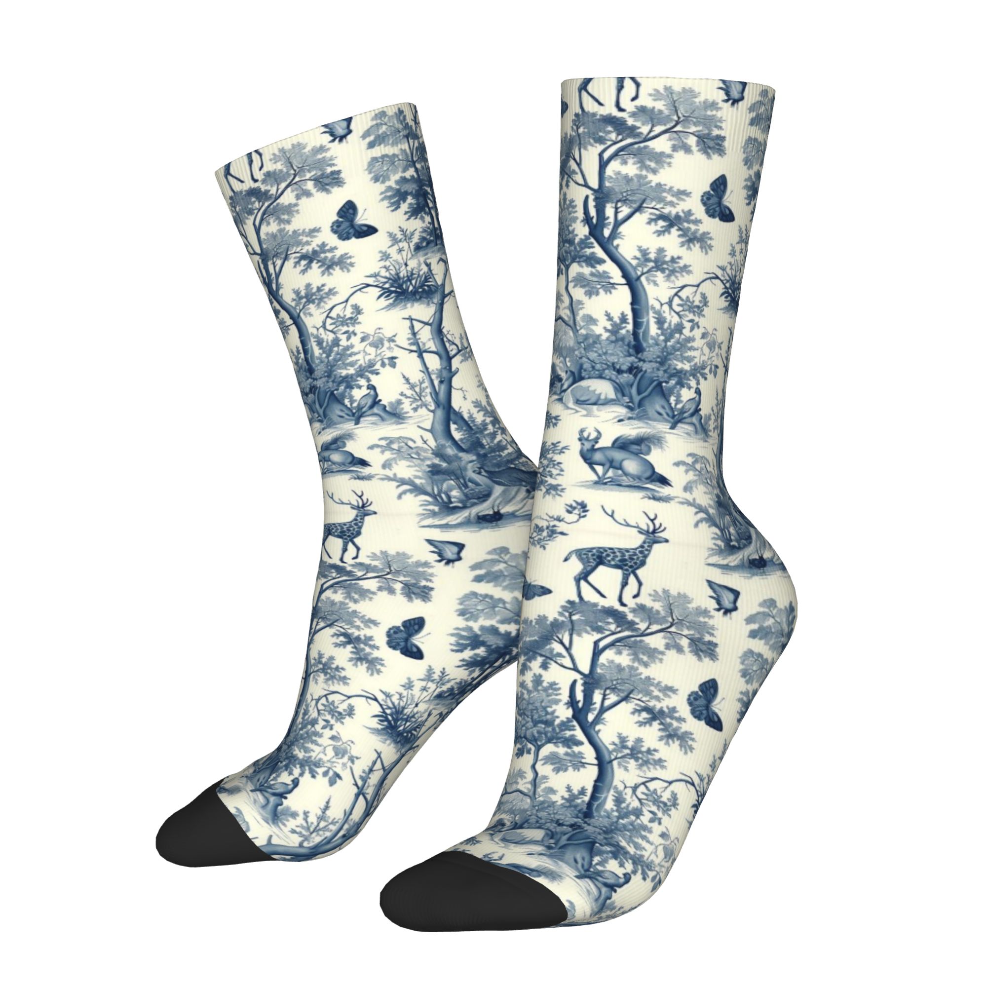 ถุงเท้าลาย Toile De Jouy สีน้ำ - Dress Sock Men บทวิจารณ์และราคา