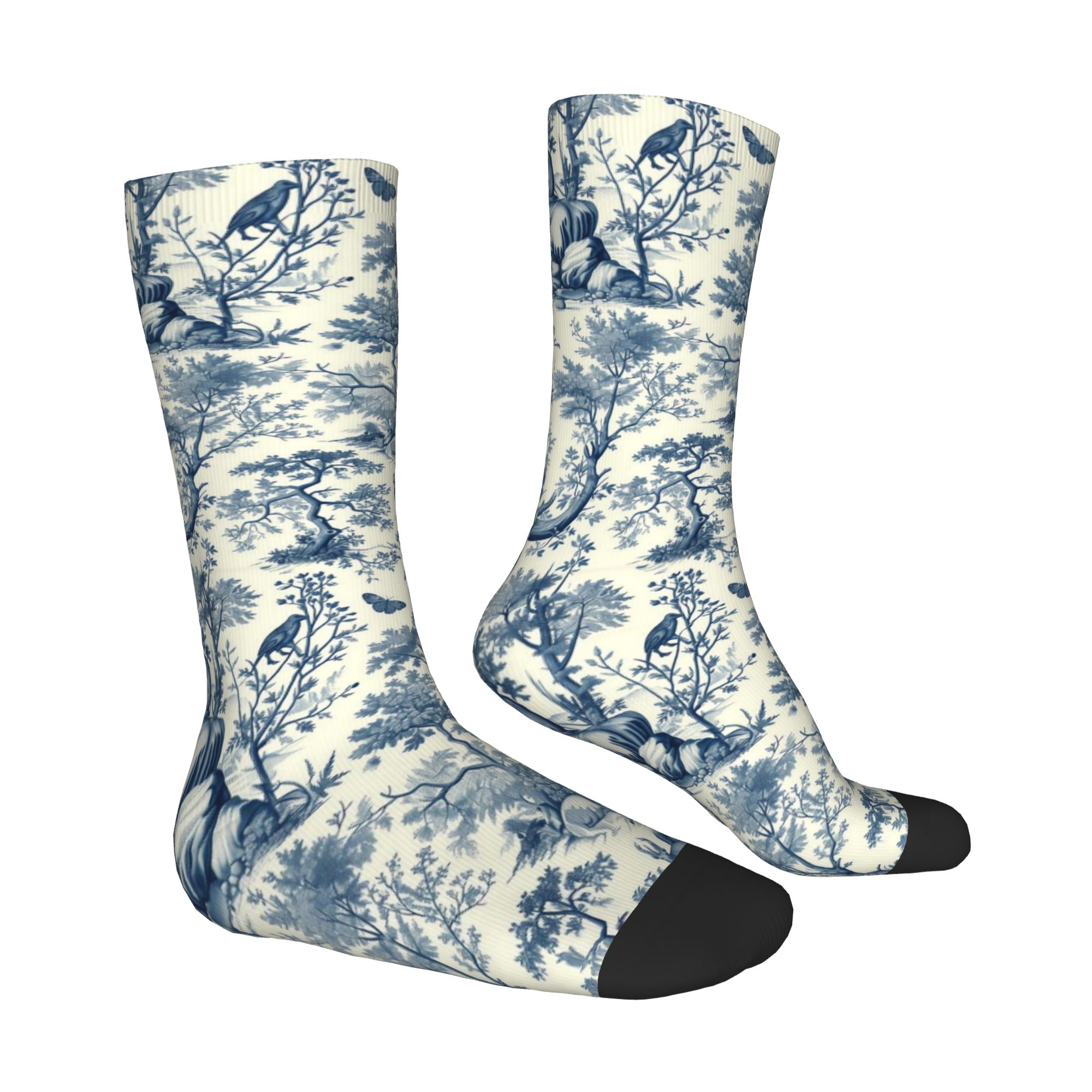 ถุงเท้าลาย Toile De Jouy สีน้ำ - Dress Sock Men บทวิจารณ์และราคา
