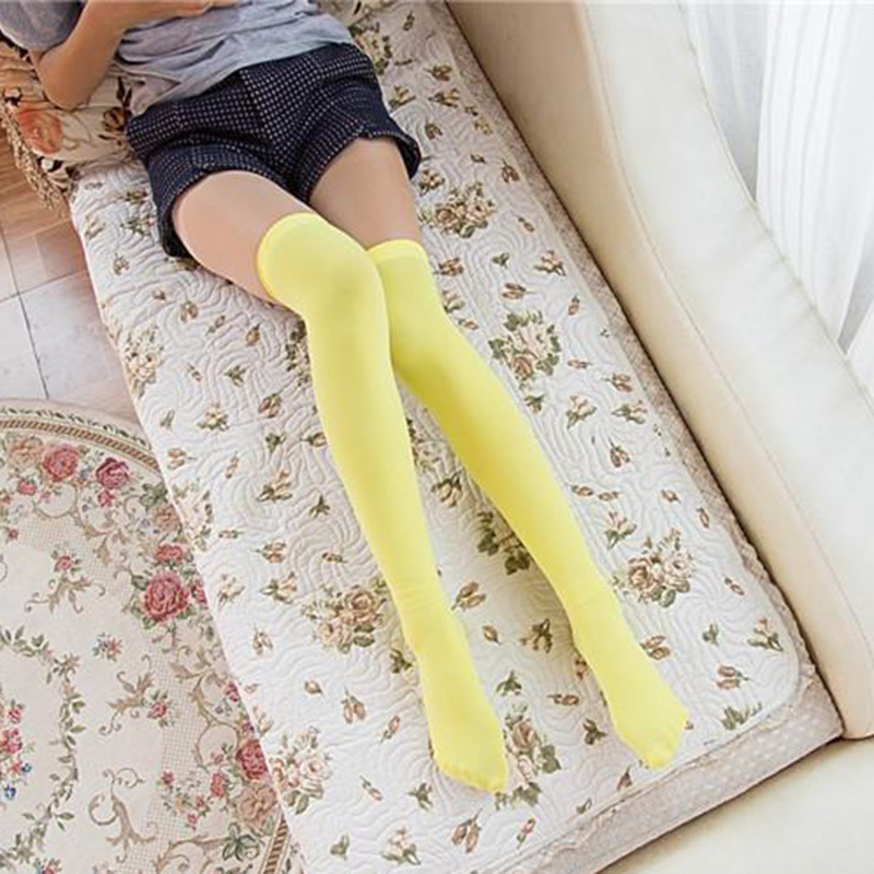เซ็กซี่สีทึบถุงเท้ายาวผู้หญิงก - Knee High Sock Women บทวิจารณ์และราคา