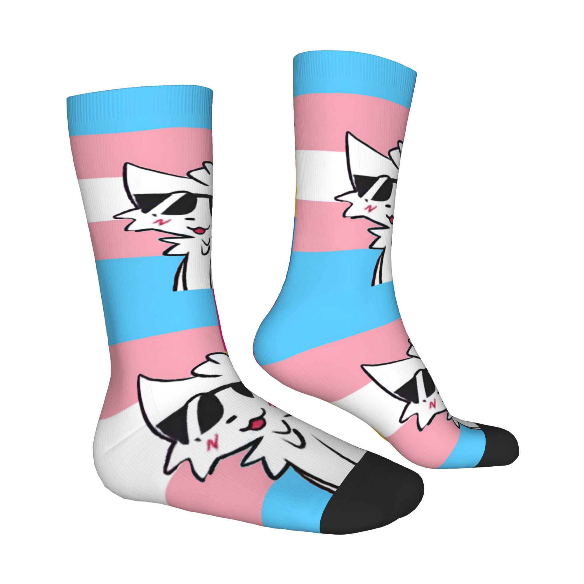 ถุงเท้าลายการ์ตูนแมวน่ารัก 3D  - Dress Sock Men บทวิจารณ์และราคา