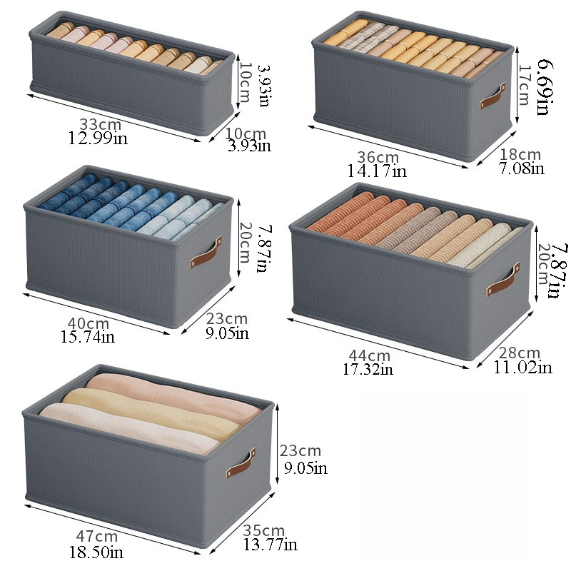 1PC Oxford ผ้ากล่องตะกร้าเก็บเ - Sock Organizer Tray บทวิจารณ์และราคา