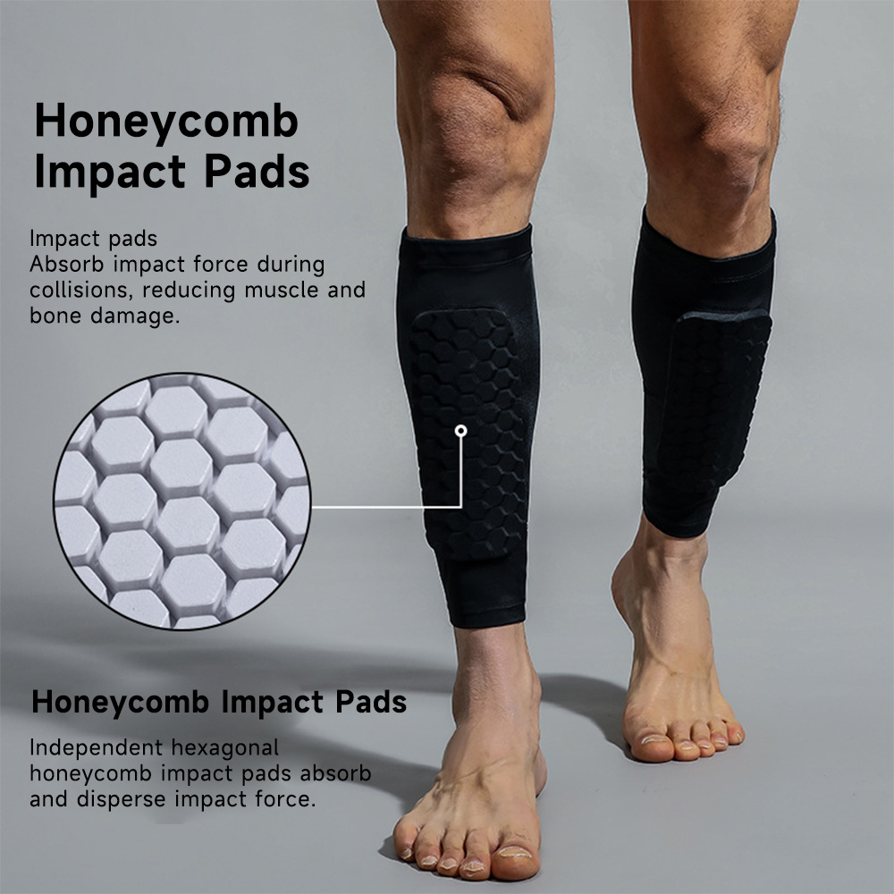 สนับแข้งฟุตบอลแบบหนา ปลอกรัดน่ - Compression Sleeve Calf บทวิจารณ์และราคา