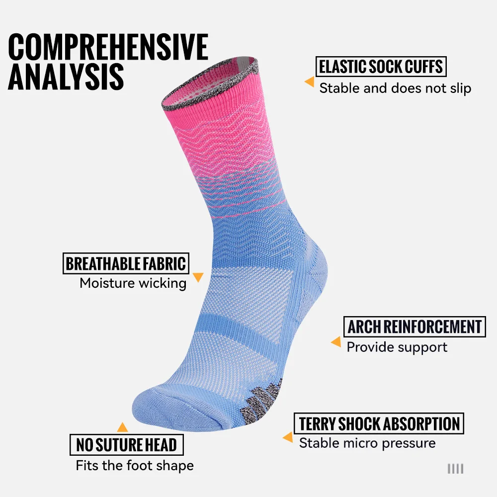 WRELS 1/2/3 คู่ถุงเท้ากีฬาเทอร - Athletic Sock Cushion บทวิจารณ์และราคา