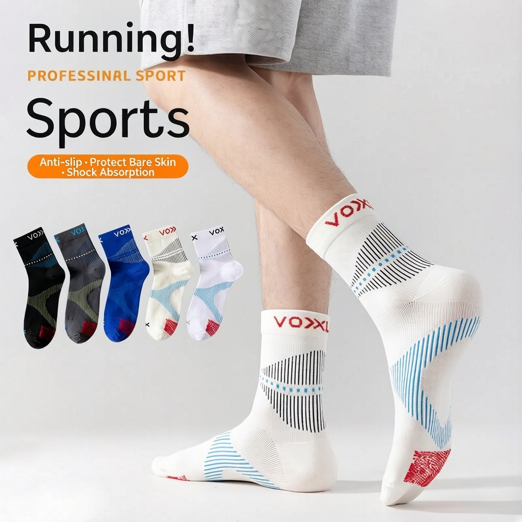 WRELS 1/2/3 คู่ถุงเท้าวิ่ง ถุง - Athletic Sock Cushion บทวิจารณ์และราคา