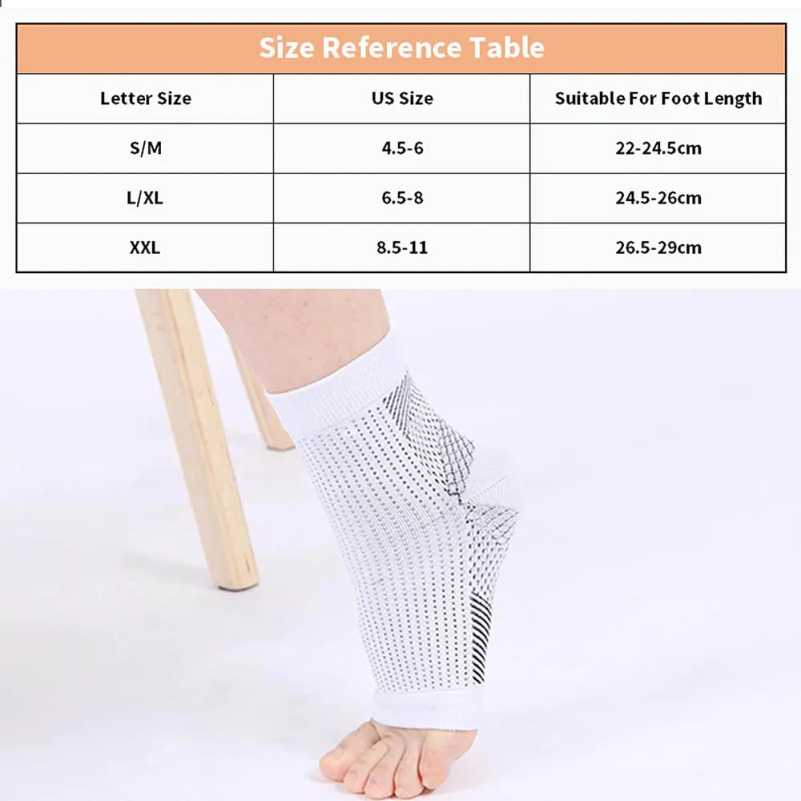 ถุงเท้าป้องกันอาการปวดเมื่อย 1 - Ankle Brace Sock บทวิจารณ์และราคา