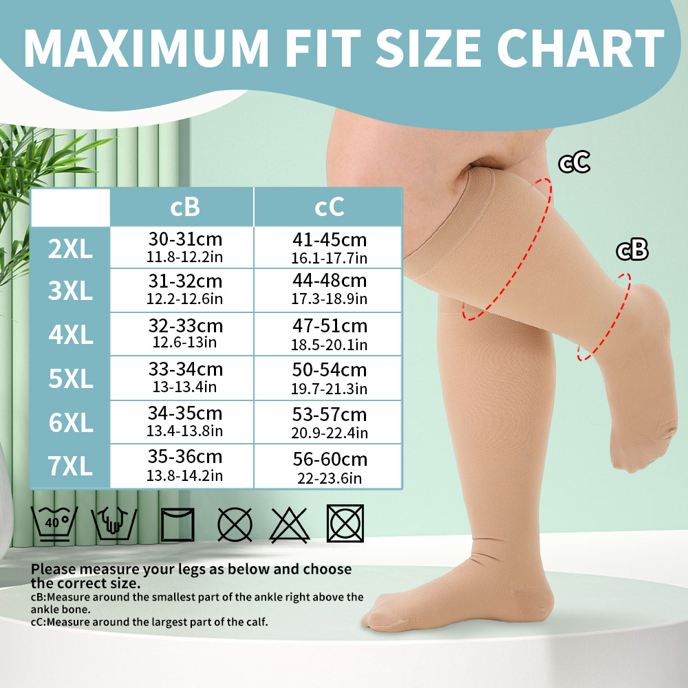 ถุงเท้ายาวถึงน่องแบบ23-32mmHg  - Compression Sleeve Calf บทวิจารณ์และราคา