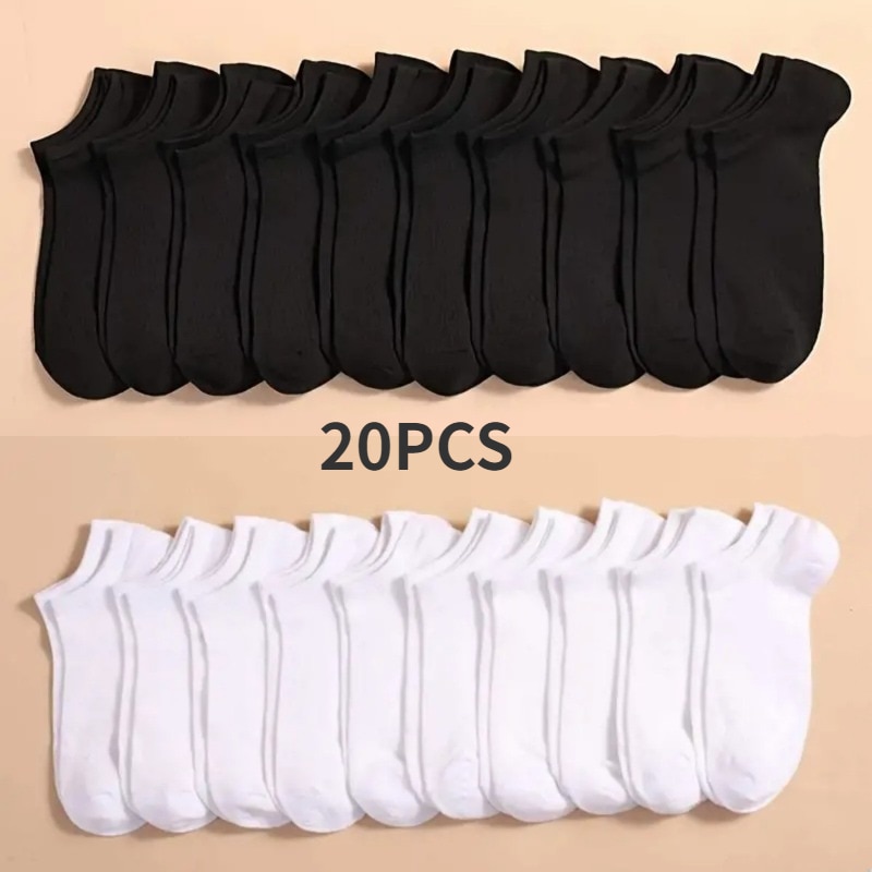 10 คู่ Unisex Casual PLAIN สีถ - Dress Sock Men บทวิจารณ์และราคา