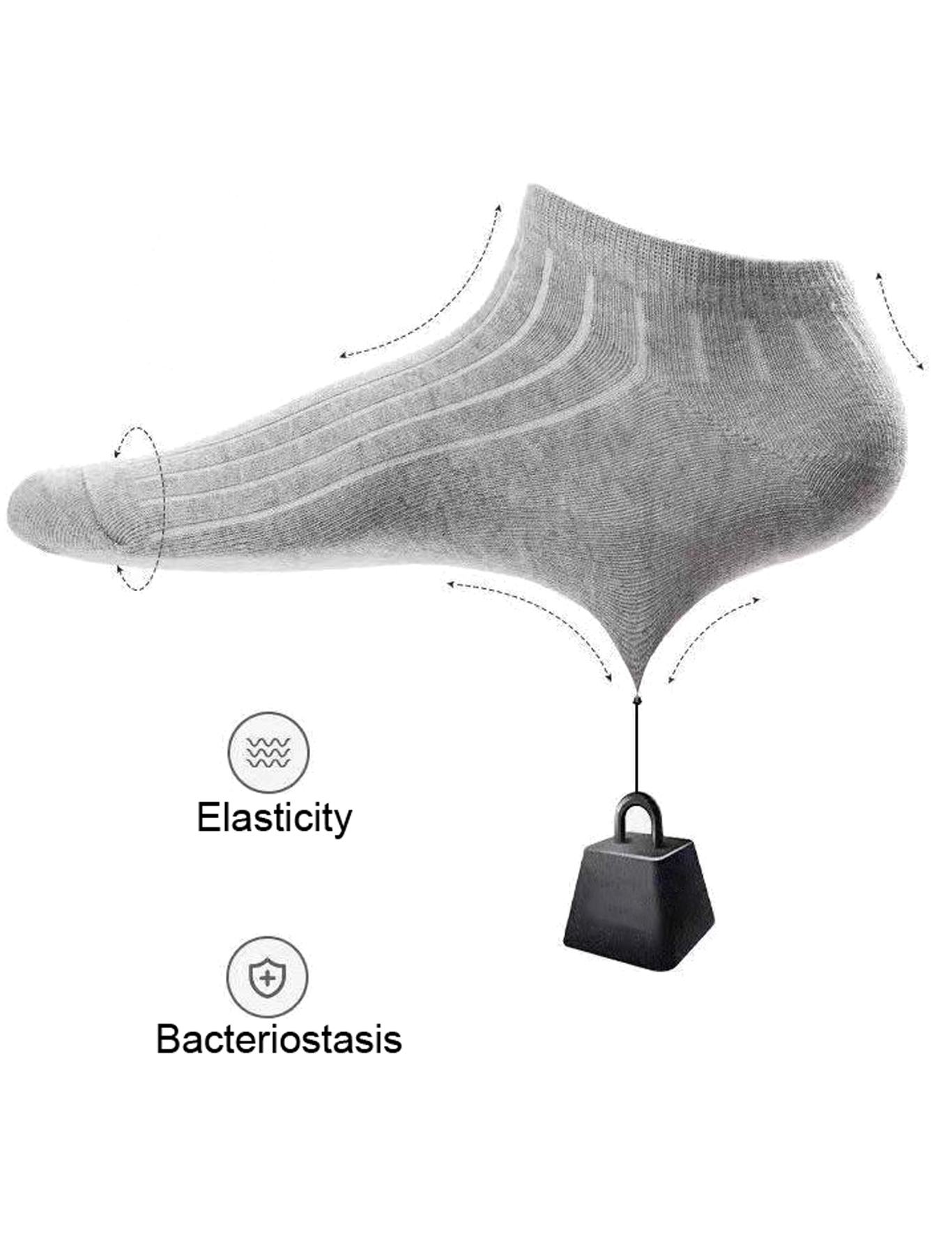 ถุงเท้าข้อสั้นระบายอากาศสำหรับ - Ankle Sock Low Cut บทวิจารณ์และราคา